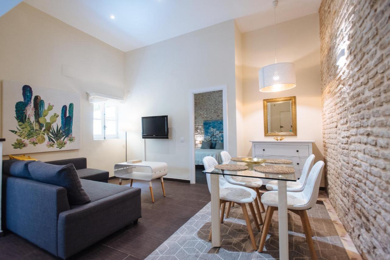 Cozy Apartment In House-Palace With Private Patio 塞维利亚 外观 照片