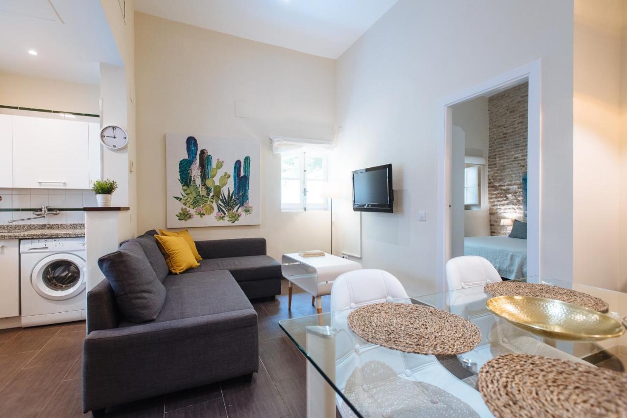 Cozy Apartment In House-Palace With Private Patio 塞维利亚 外观 照片