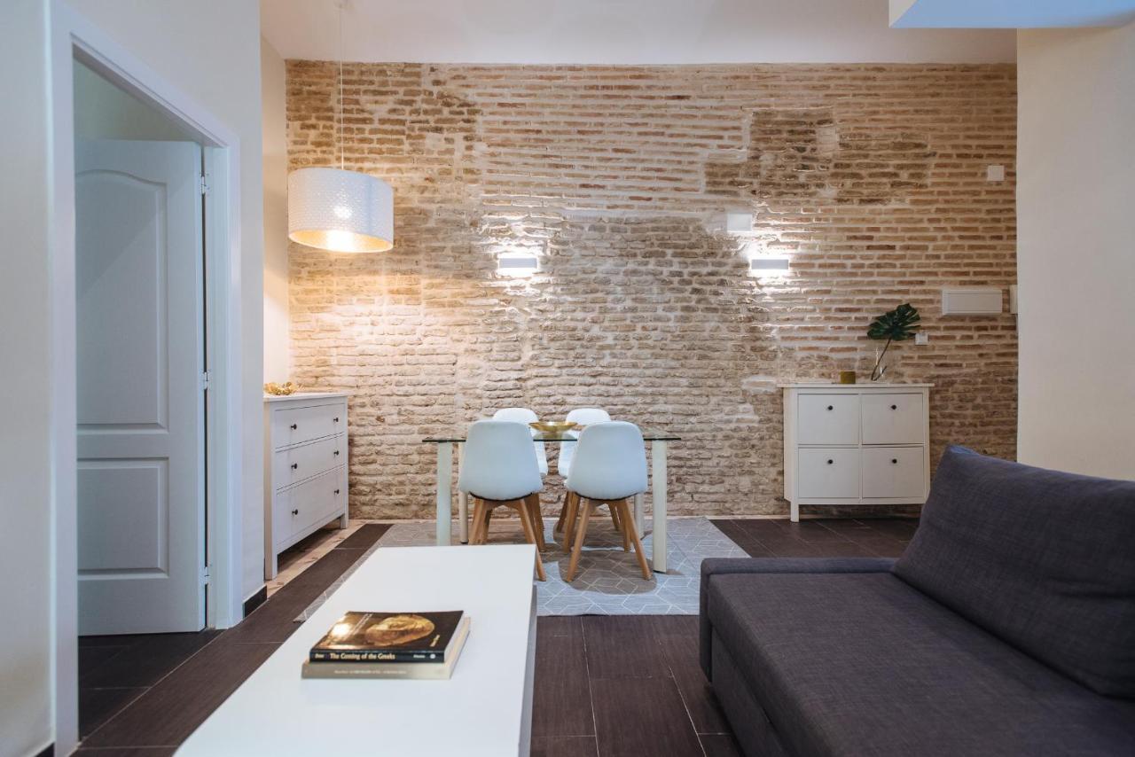 Cozy Apartment In House-Palace With Private Patio 塞维利亚 外观 照片
