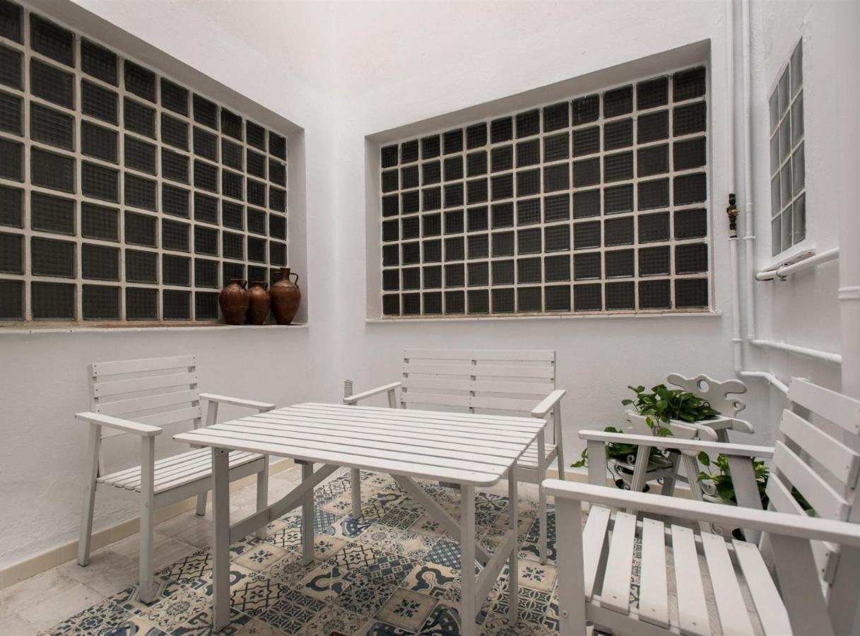 Cozy Apartment In House-Palace With Private Patio 塞维利亚 外观 照片